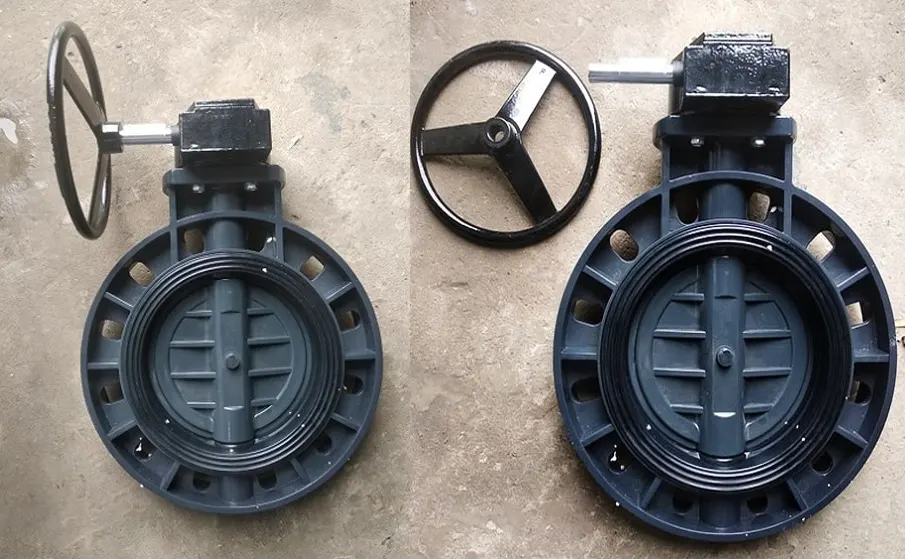 Van bướm nhựa uPVC