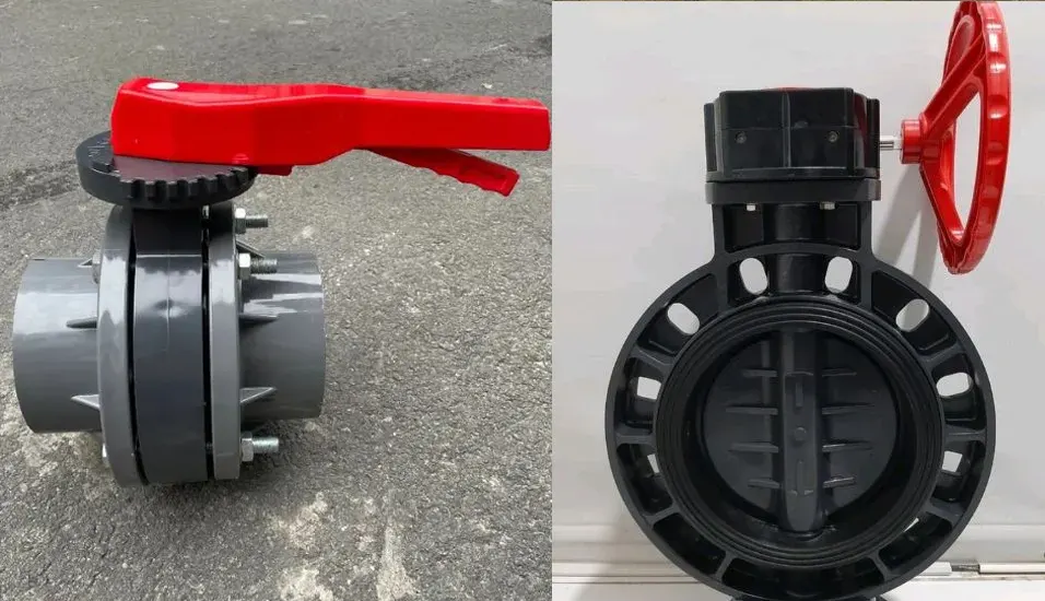 Cơ chế hoạt động của van bướm nhựa PVC DN200