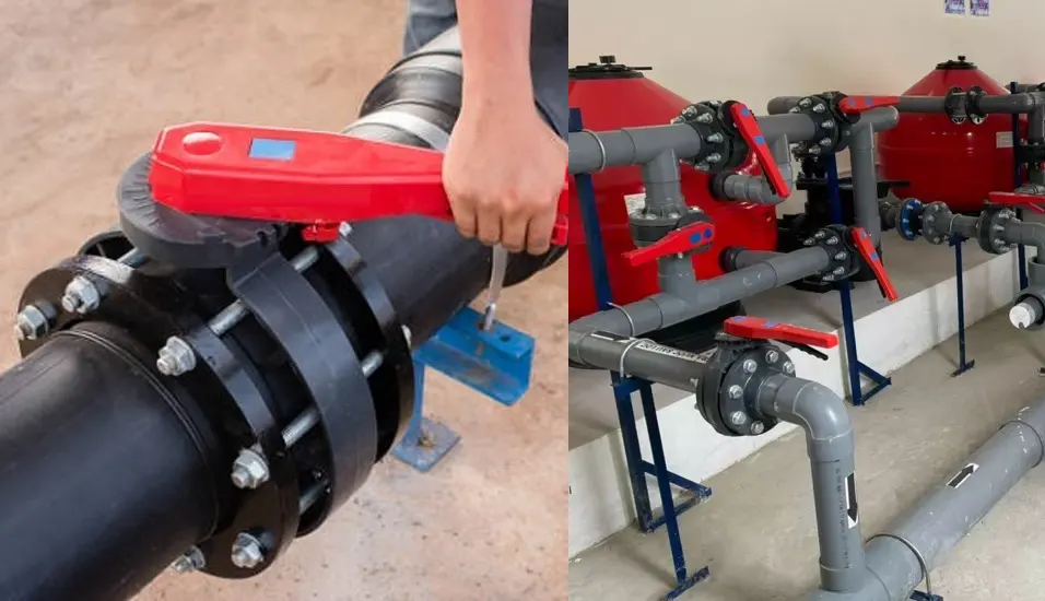 Ứng dụng của van bướm nhựa