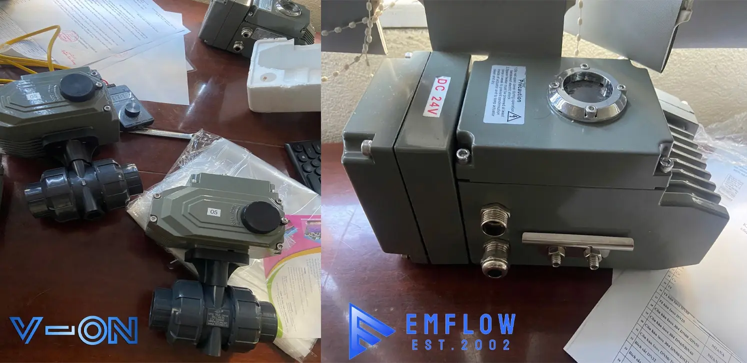 Van bi nhựa điều khiển điện EM-Flow EMEBA-OPT