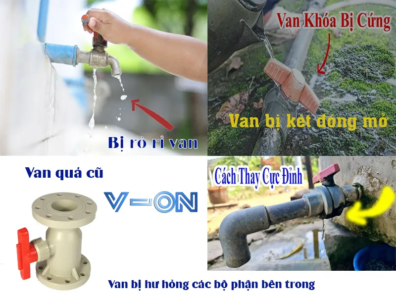 Các tình huống nên thay van