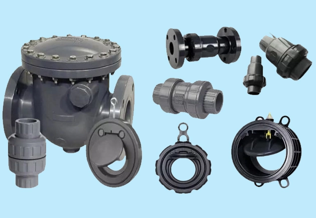 Hình ảnh van 1 chiều nhựa uPVC