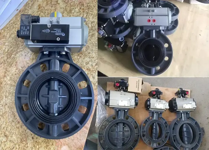 Một số lưu ý về van bướm nhựa điều khiển khí nén mặt bích