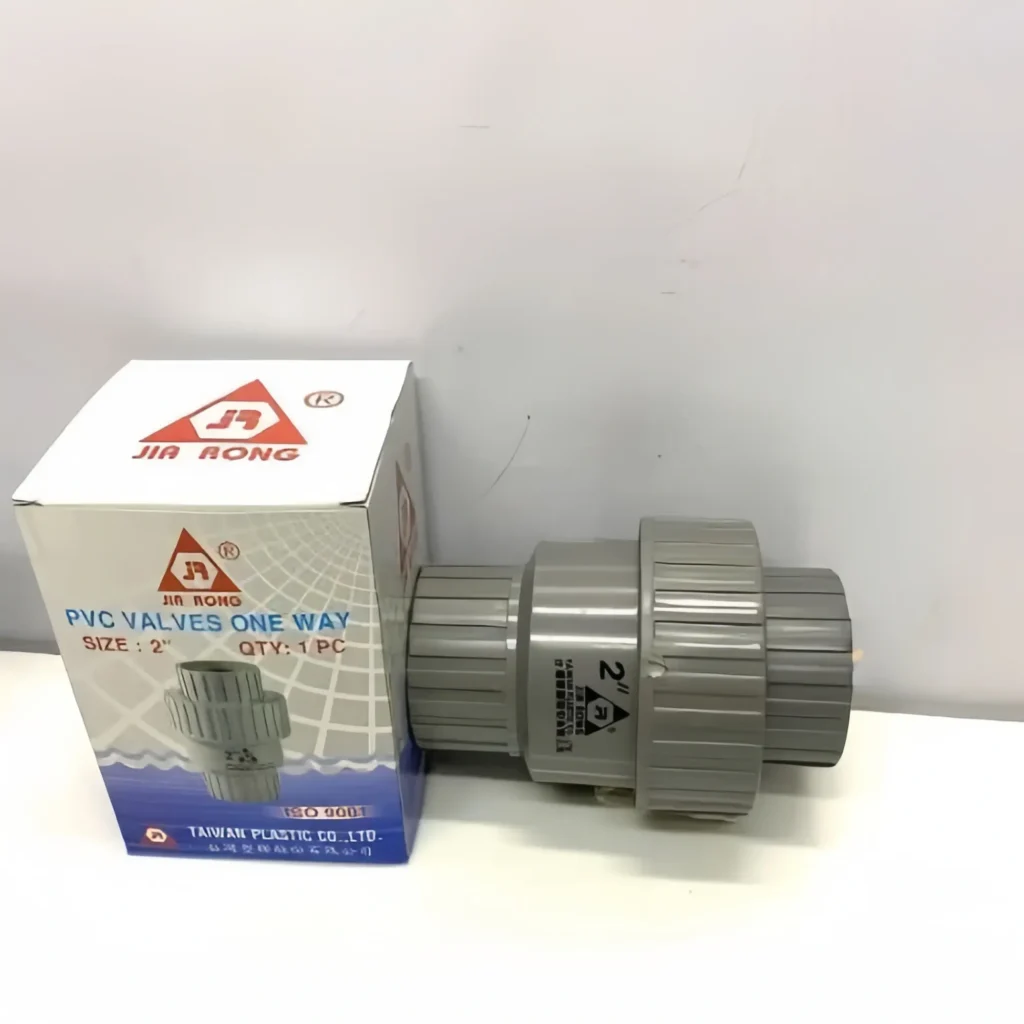Van 1 chiều nhựa Jiarong 1 đầu rắc co