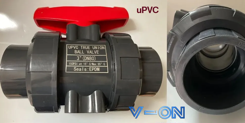 Van bi nhựa tay gạt uPVC