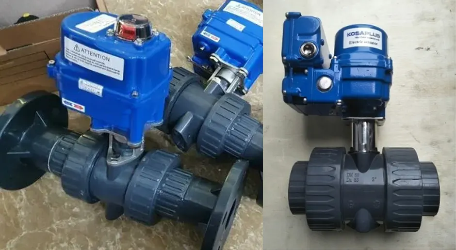 Van bướm nhựa điện dạng tuyến tính