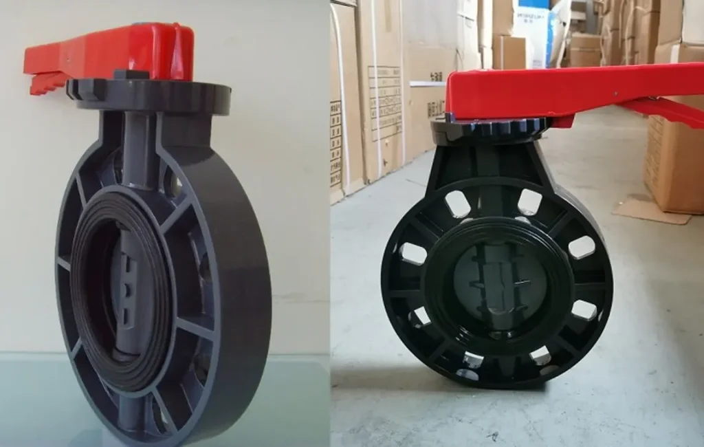 Van bướm nhựa tay gạt DN50