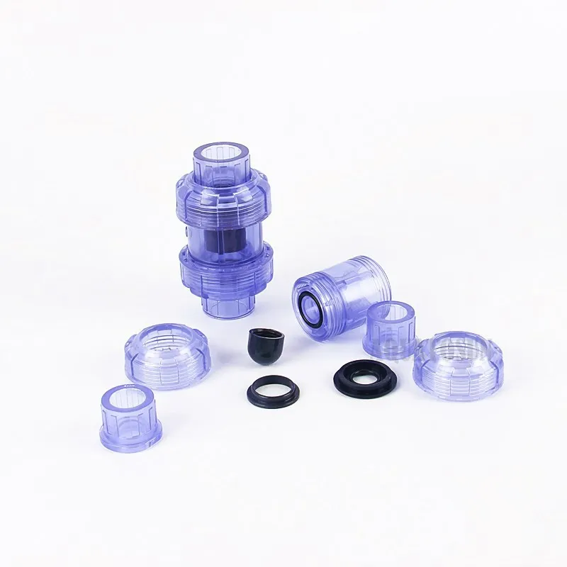 Hình ảnh cấu tạo van 1 chiều PVC lò xo