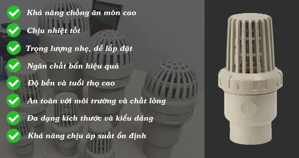 Tính năng chính của rọ bơm PPH