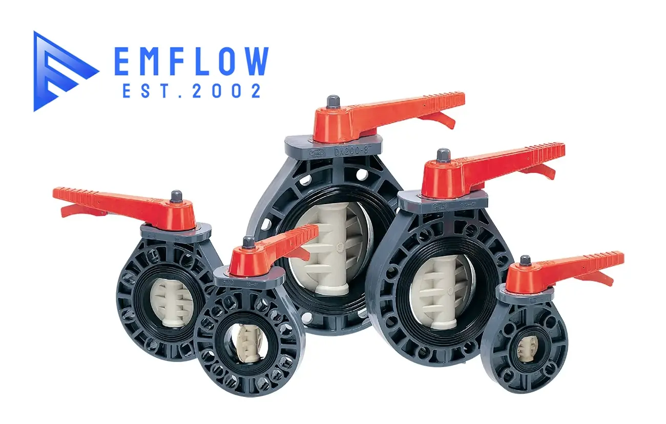 Van bướm nhựa do EM-Flow sản xuất