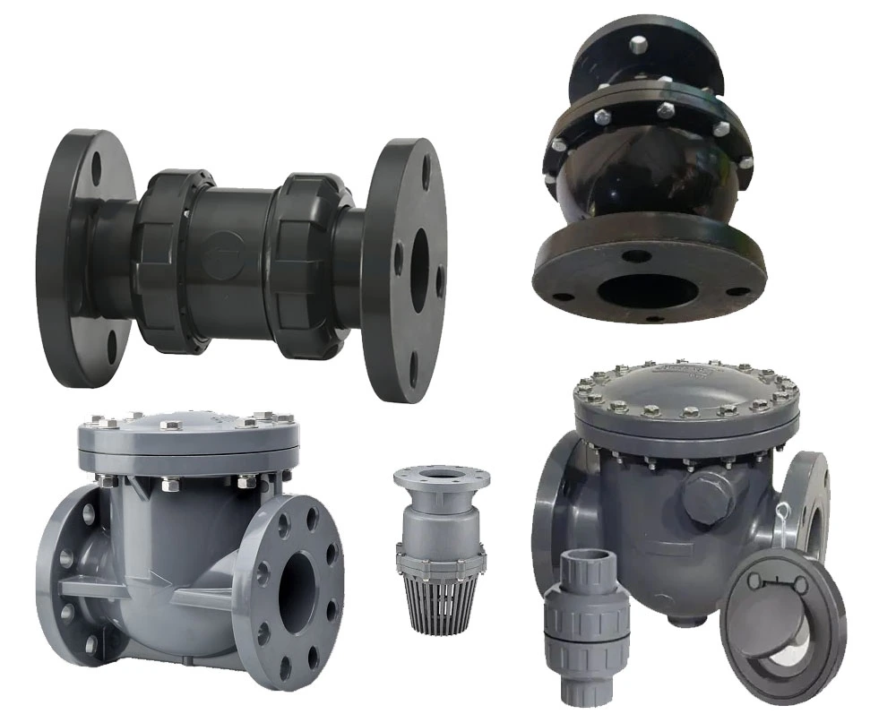 Van một chiều nhựa mặt bích
