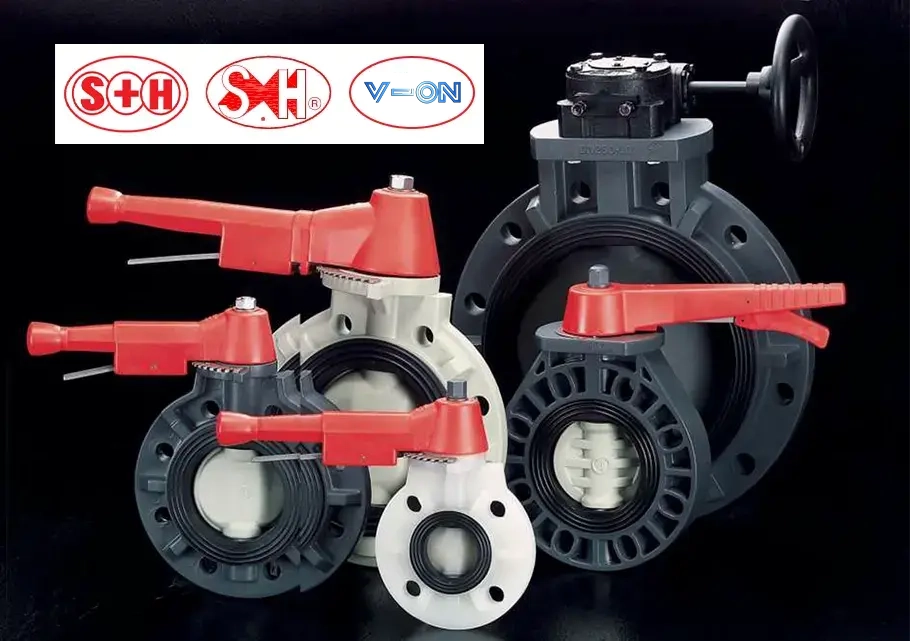 Van bướm nhựa do Shieyu đài loan sản xuất