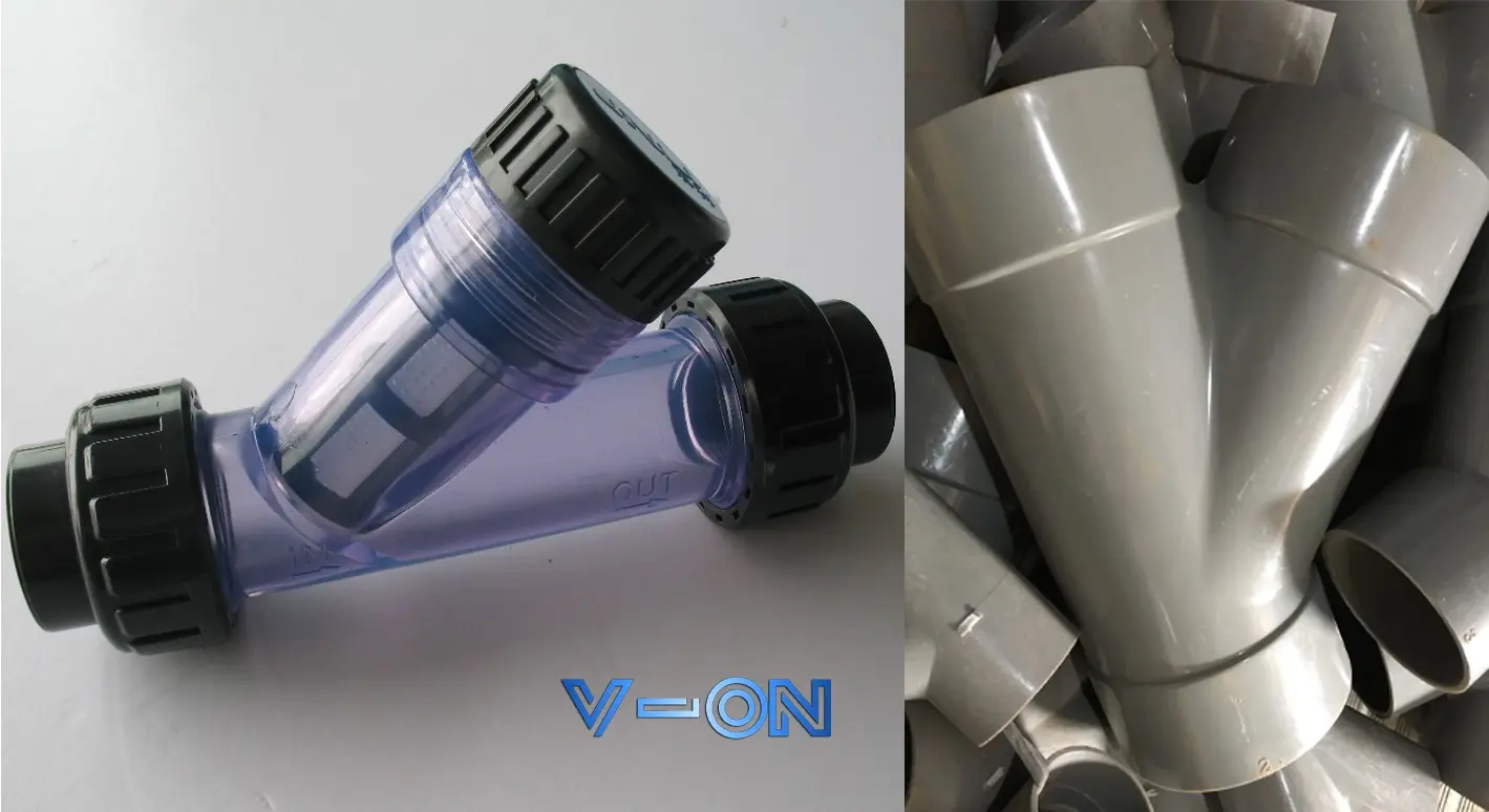 Hình ảnh lọc y nhựa trong và lọc y nhựa 1 chiều