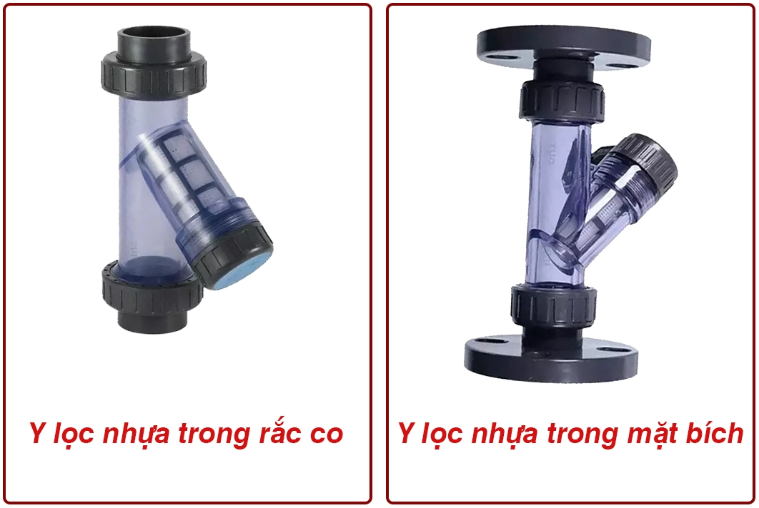 Hình y lọc nhựa trong