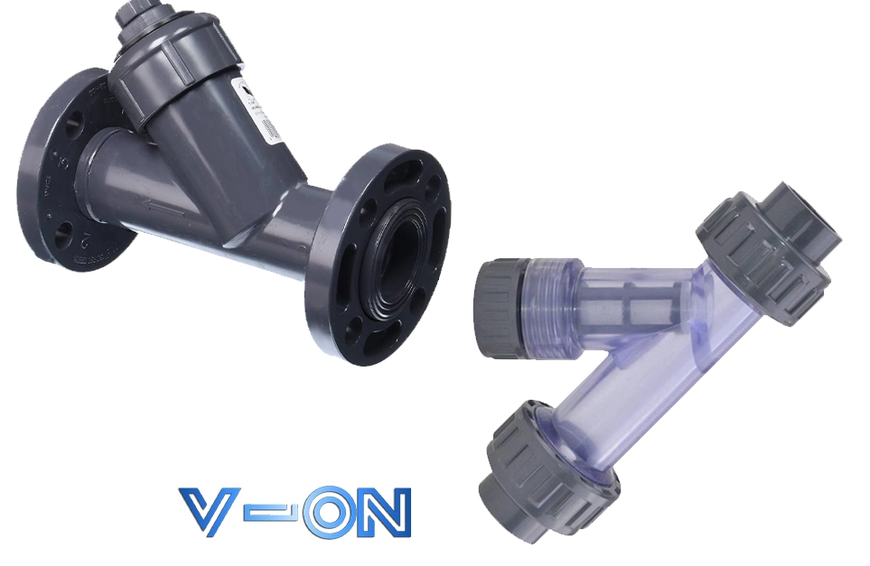 Lọc y nhựa phi 34 đục và trong