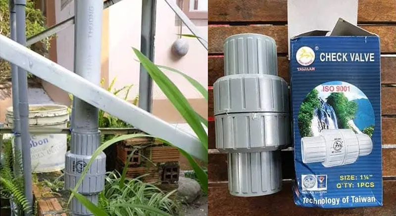 Ứng dụng của van 1 chiều lò xo nhựa PVC Trung Quốc