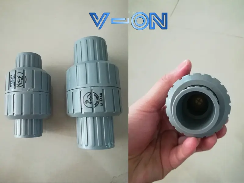 Van 1 chiều lò xo nhựa PVC Trung Quốc