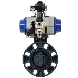 Van bướm nhựa khí nén tuyến tính PVC