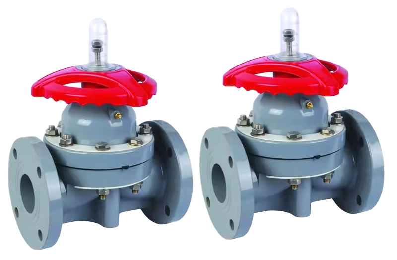 Hình van màng nhựa PVC