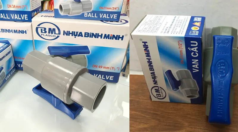 Đặc điểm nổi bật của van cầu nhựa Bình Minh
