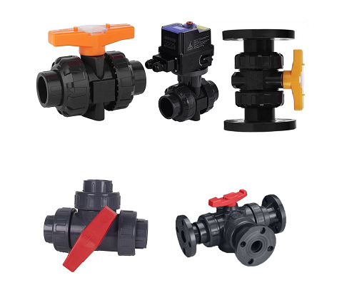 Van bi HDPE 6 Hình ảnh van bi HDPE