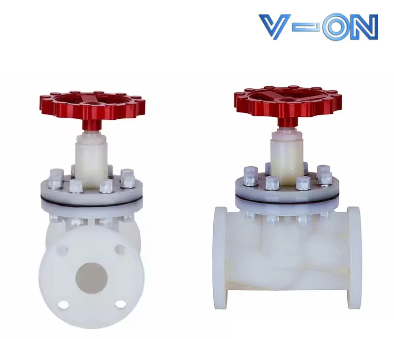Hình ảnh van cầu nhựa PVDF