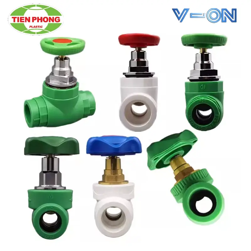 Hình ảnh van cầu nhựa tiền phong