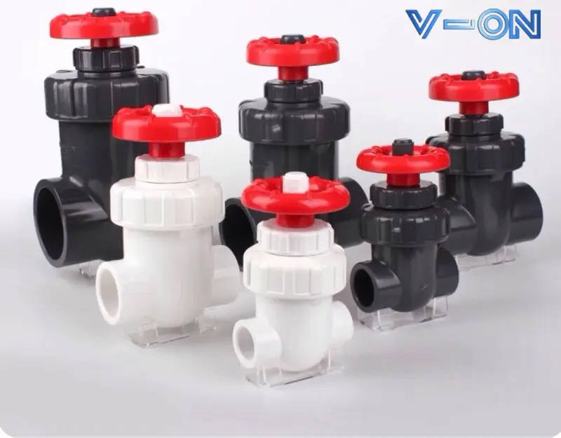 Hình ảnh van cổng nhựa nối ren