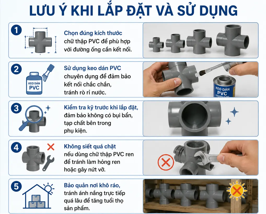 Lưu Ý Khi Lắp Đặt Và Sử Dụng
