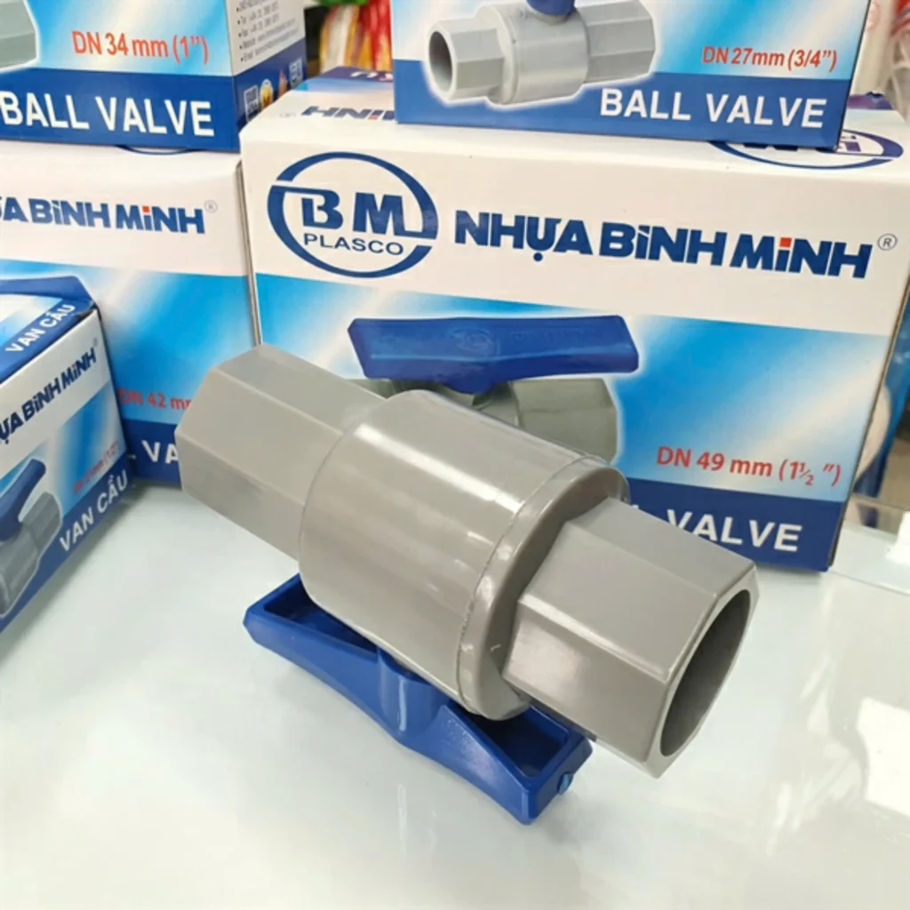 Van cầu nhựa Bình Minh.