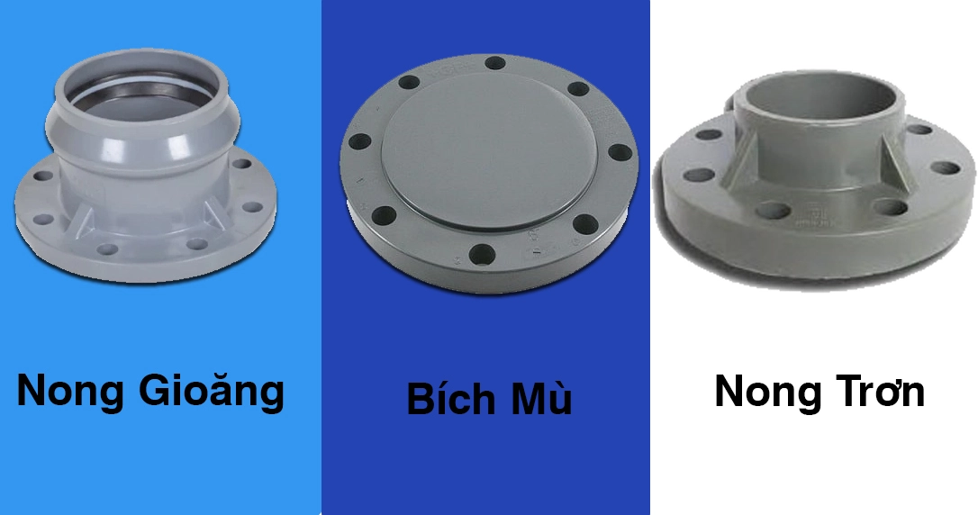 Các dạng mặt bích nhựa tiêu chuẩn JIS