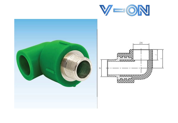 Cấu tạo cut ren ngoài PPR