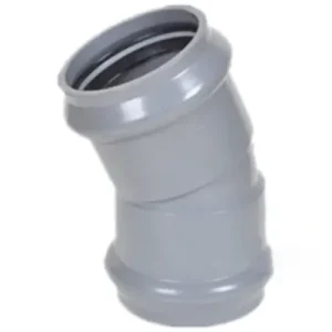 Cút nhựa uPVC 22.5 độ ép gioăng