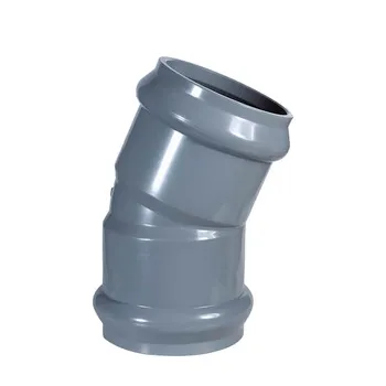 Cút nhựa uPVC 22.5 độ ép gioăng trong nước thải