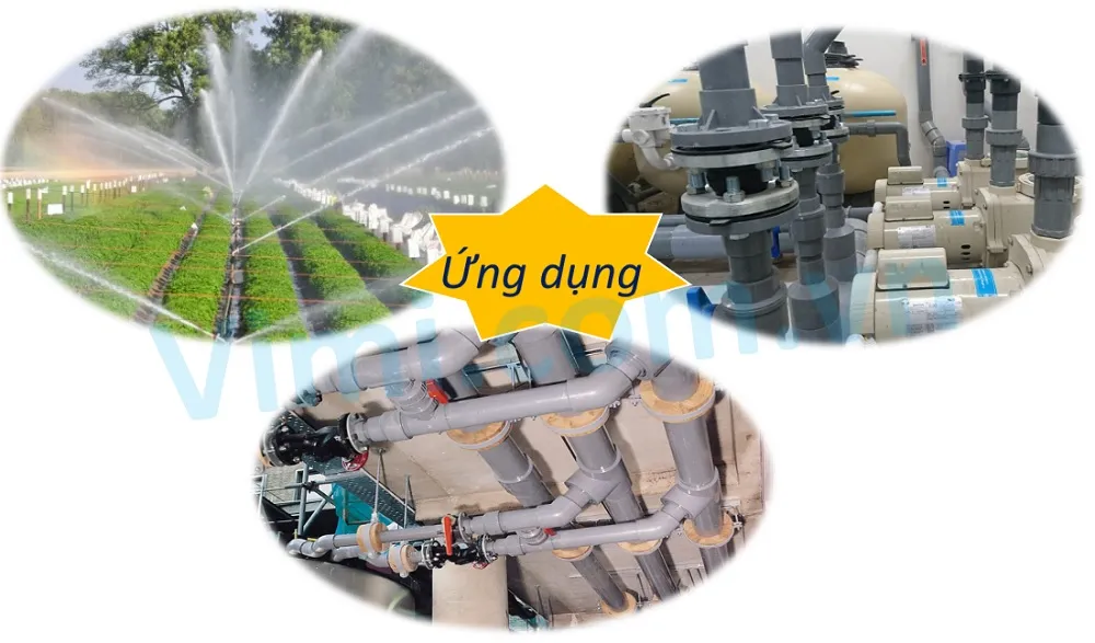 Hình ảnh côn thu nhựa uPVC hoạt động