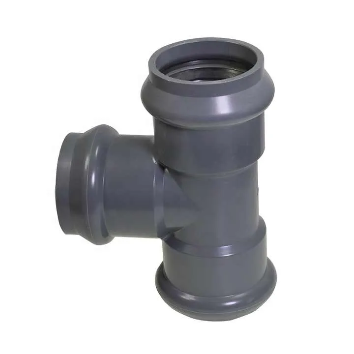 Hình ảnh tê giảm nhựa uPVC ép gioăng
