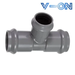 Tê đều nhựa uPVC ép gioăng