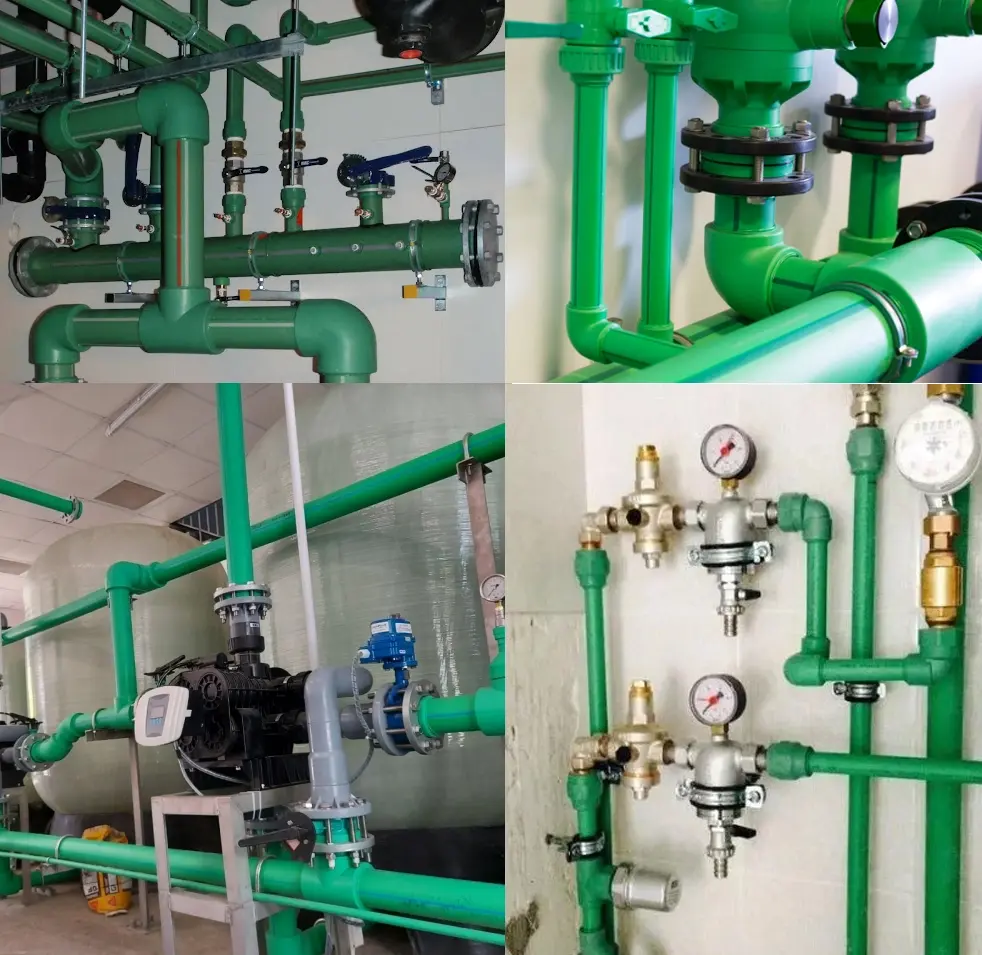 Ứng dụng thực tế của chếch PPR nhựa PPR