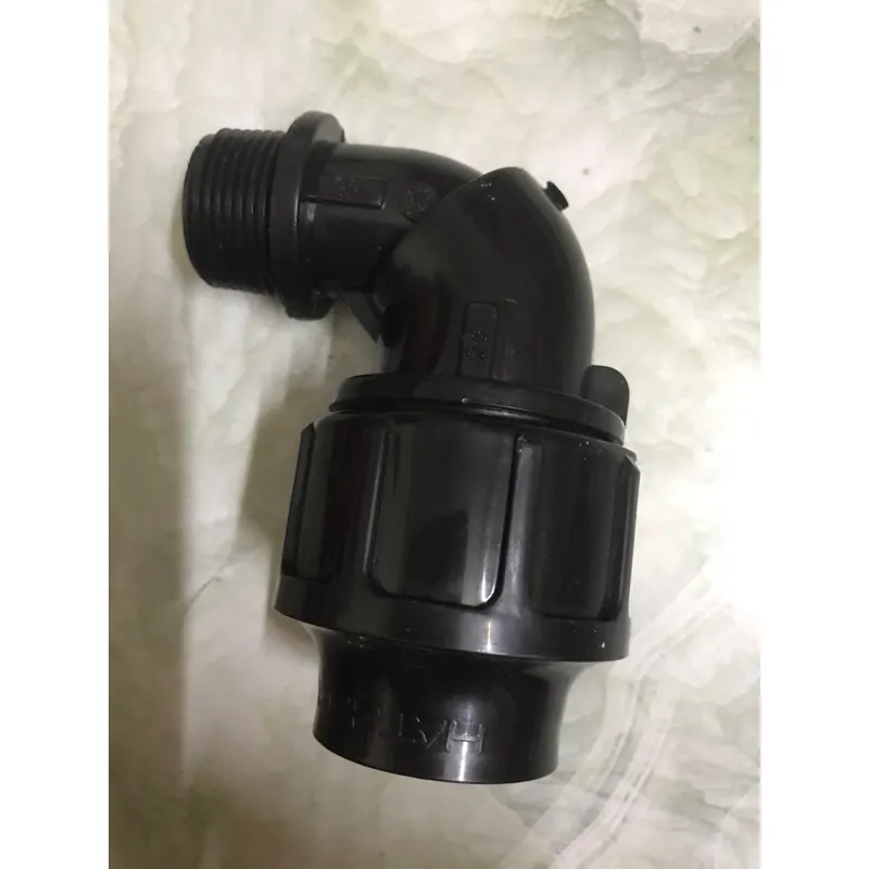 Cút 90 độ ren ngoài HDPE đa dạng kich thước