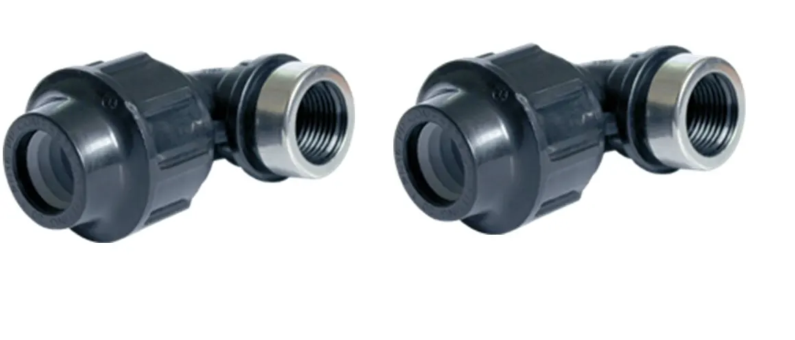 Hình ảnh Cút 90° ren trong HDPE