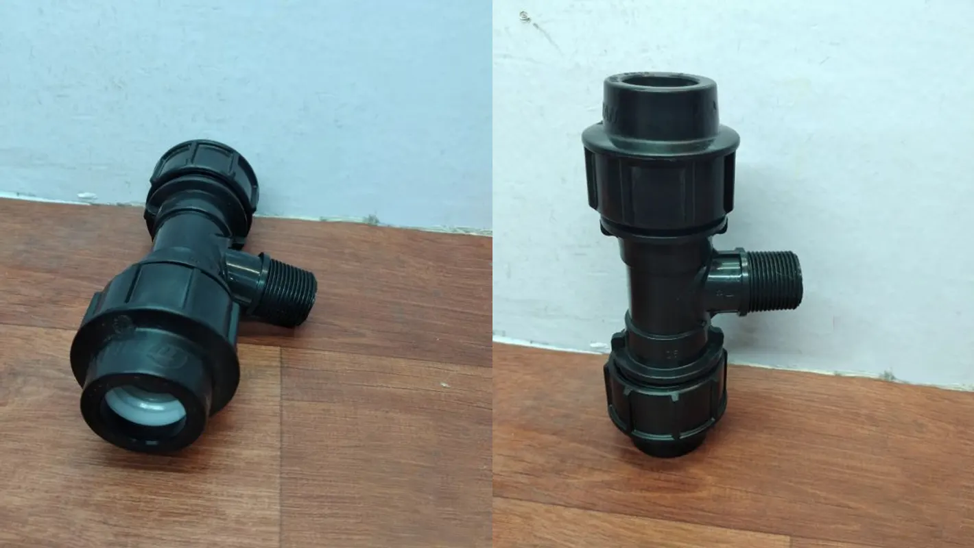 Hình ảnh TÊ MỘT ĐẦU REN NGOÀI HDPE