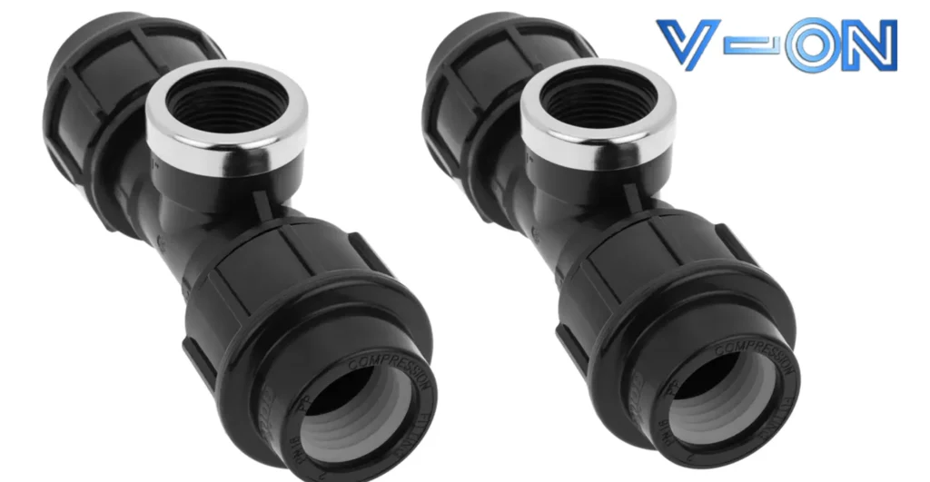 Hình ảnh tê một đầu ren trong HDPE