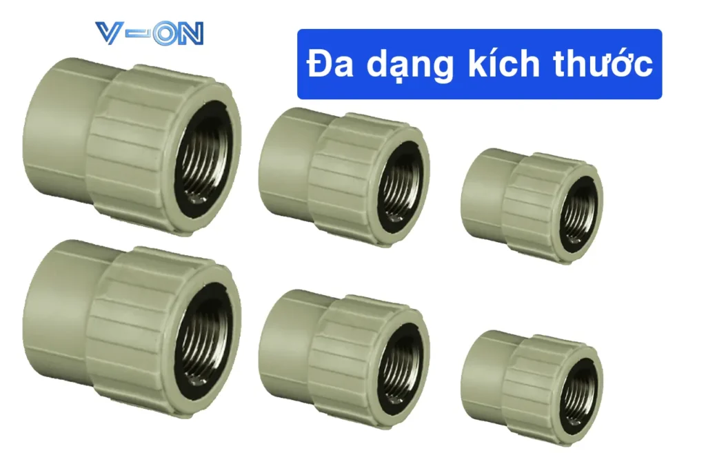 Đa dạng kich thước