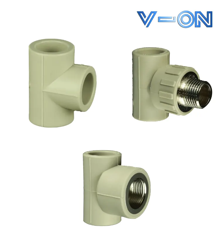 Hình ảnh các loại tê PPR nhựa tiền phong
