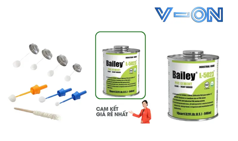Keo Dán Ống Nhựa PVC SCH80 5023 Bailey