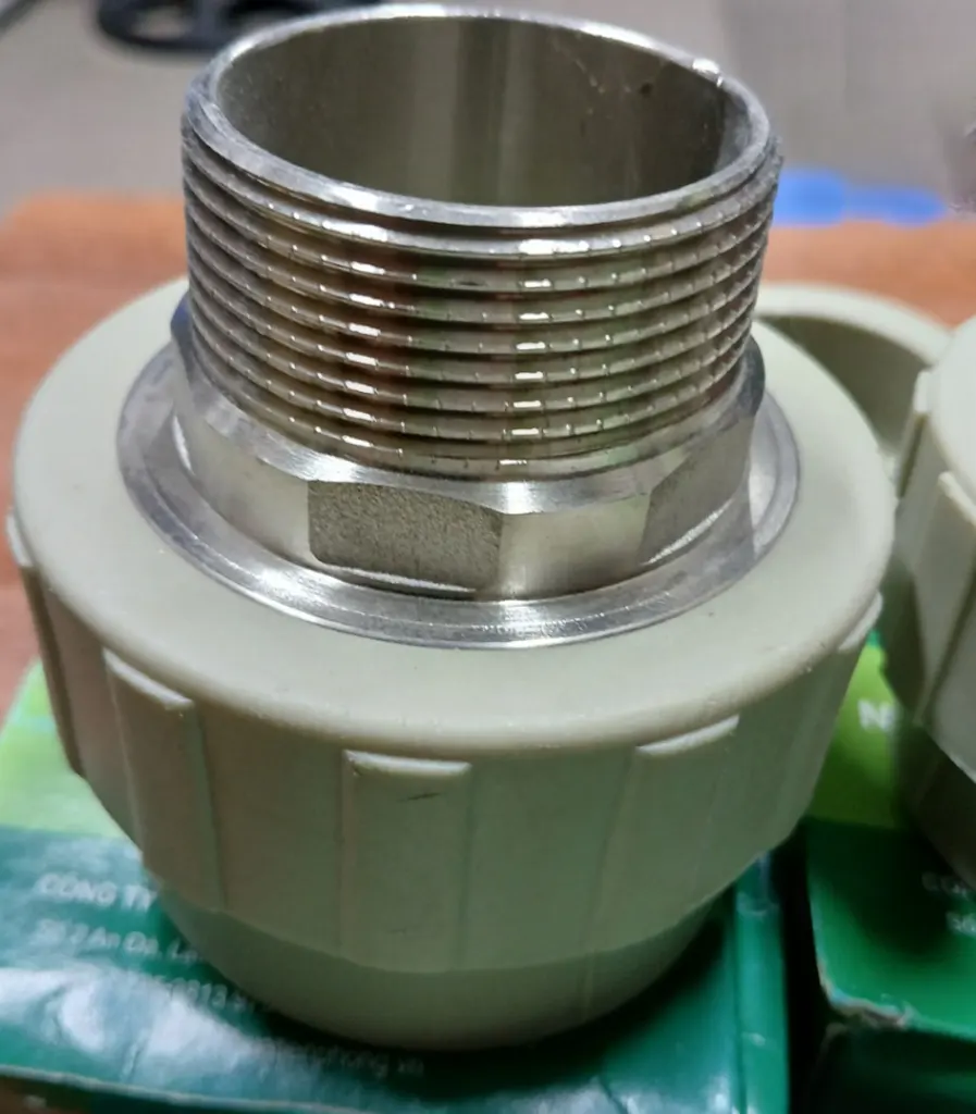 Nối thẳng ren ngoài PPR Tiền Phong