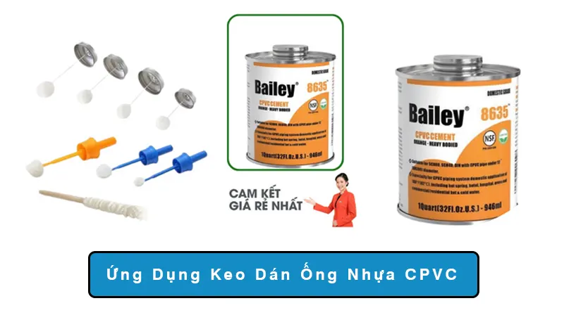 Ứng Dụng Keo Dán Ống Nhựa CPVC 8635