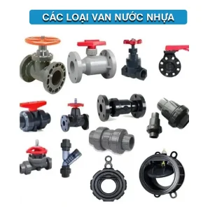 Các loại van nước nhựa