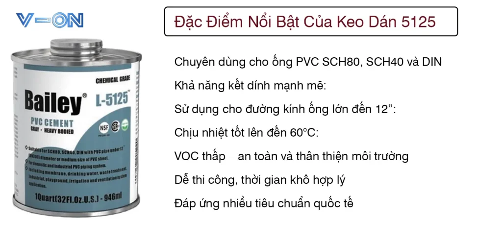 Đặc Điểm Nổi Bật Của Keo Dán 5125