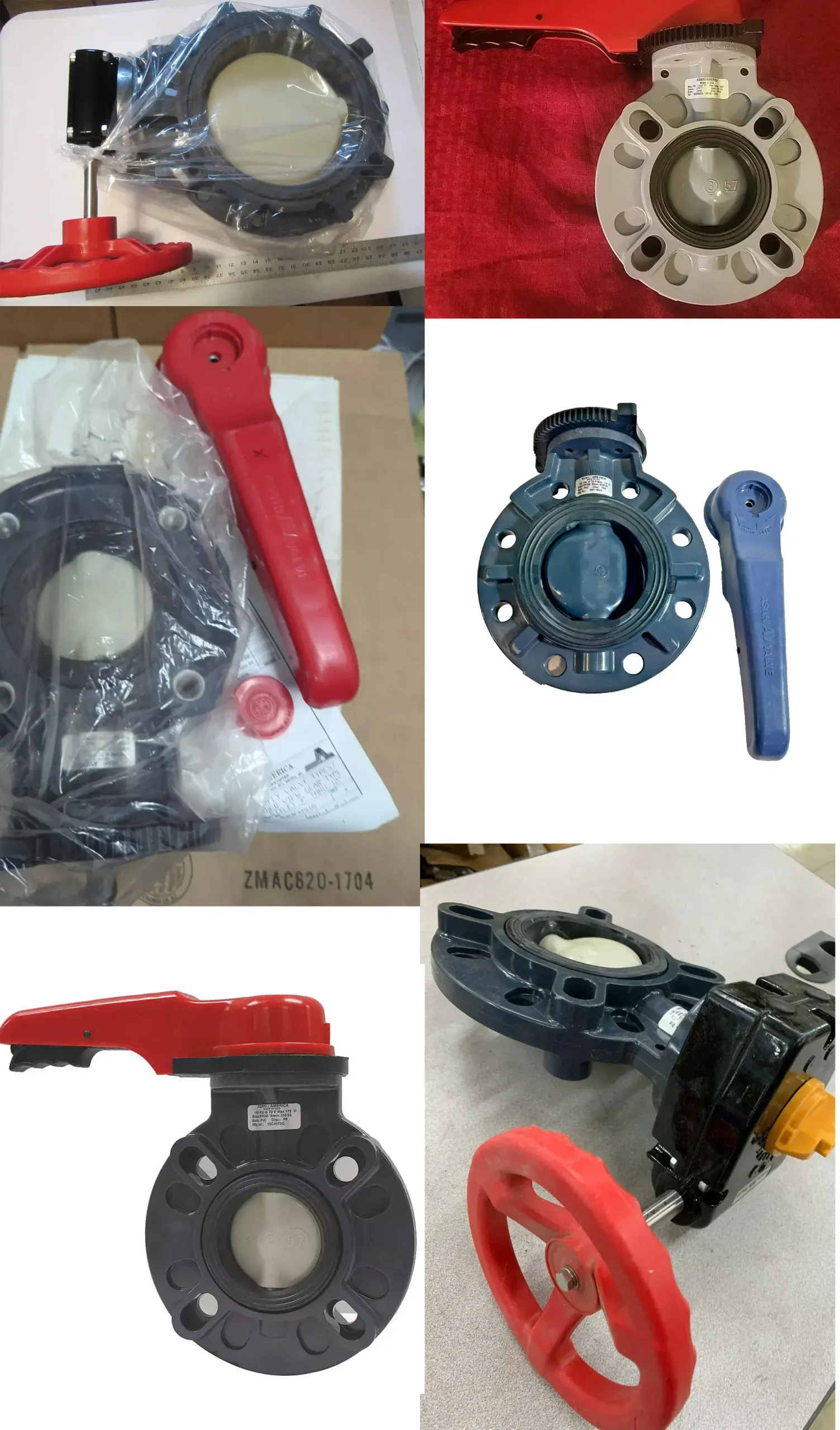 Một số hình ảnh van bướm Asahi tại kho V-ON